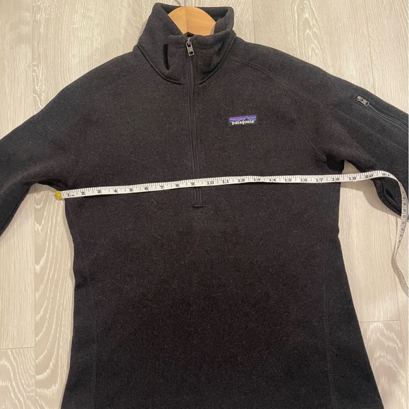 NWOT Patagonia Women's Better Sweater® Quarter-Zip Fleece Top Black size Small - Picture 9 of 16